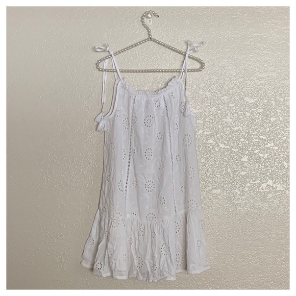 NWT NICOLE MILLER ARTELIER Eyelet Lace Dress - Picture 2 of 6